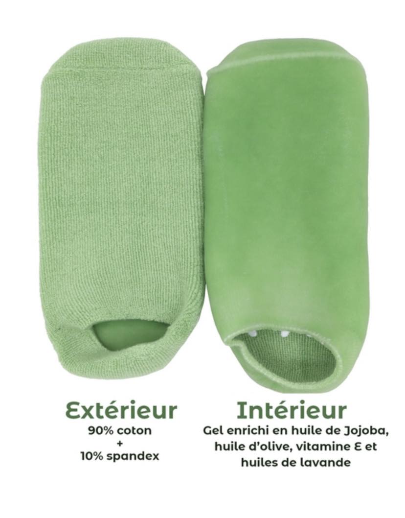 Chaussettes Vertes SPA Hydratantes VERT