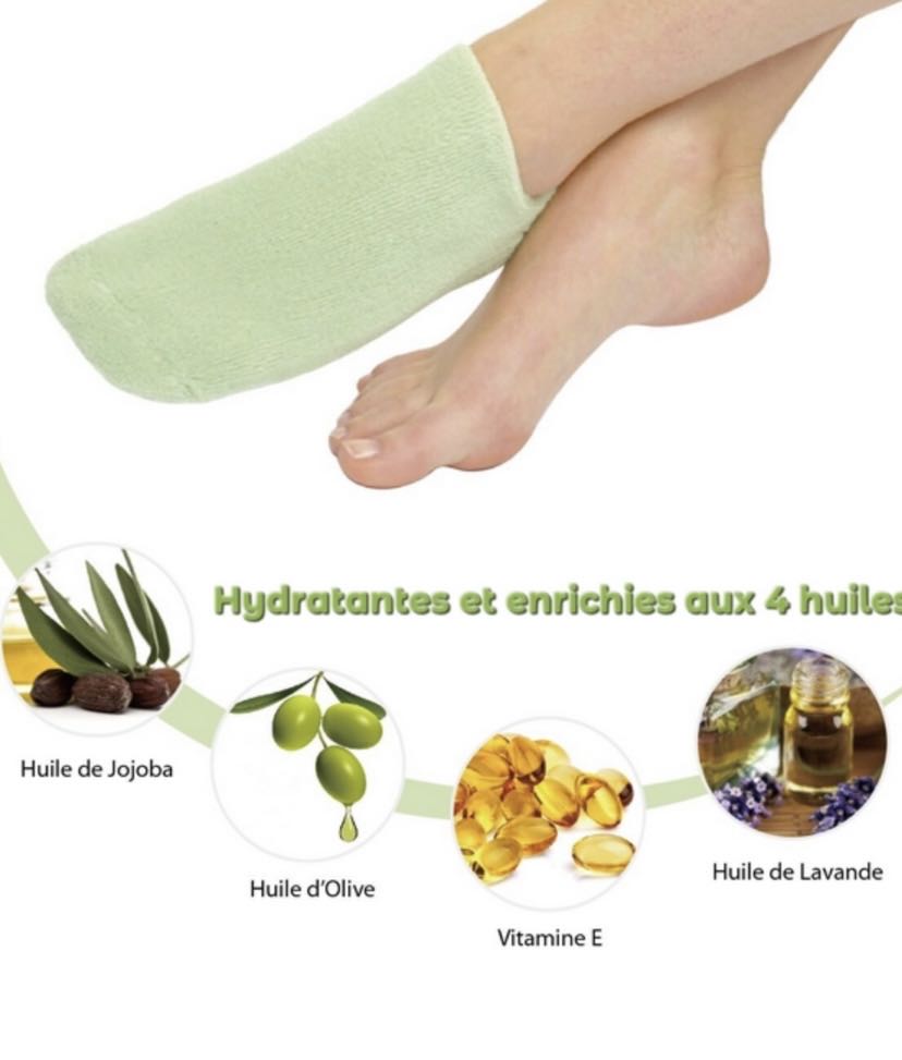 Chaussettes Vertes SPA Hydratantes VERT