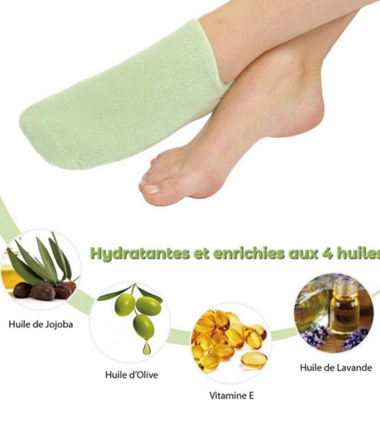 Chaussettes Vertes SPA Hydratantes VERT