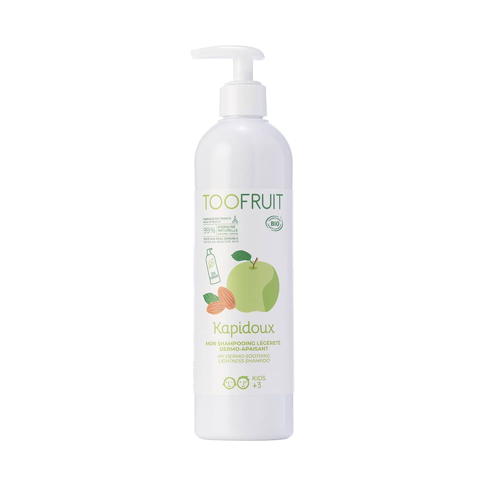 Kapidoux pomme-amande douce
Shampoing 400ml